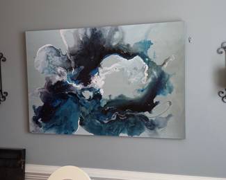 Abstract Fluid Art Painting