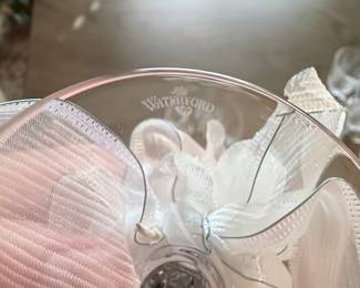 Waterford Crystal " Colleen " Pattern Footed Bowl