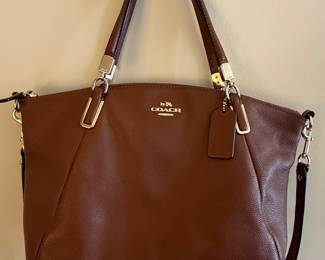 Coach Kelsey Pebble Leather Satchel