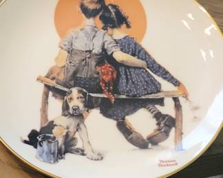 Norman Rockwell "Puppy Love" Collector Plate