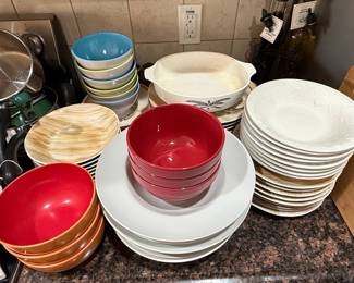 Assorted Ceramic Dinnerware and Bowls