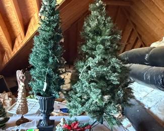Artificial Christmas Trees (Set of 2)