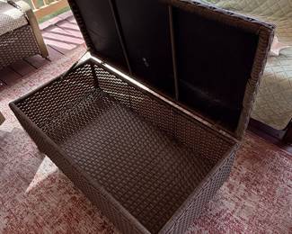 Wicker Storage Coffee Table