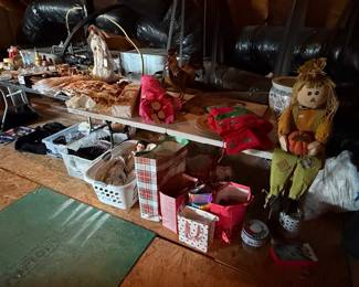Assorted Attic Collectibles and Decor
