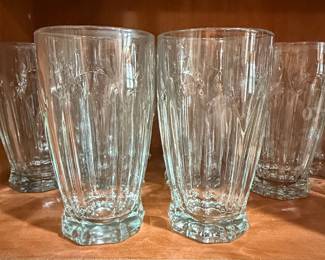 Vintage Pressed Glass Tumblers