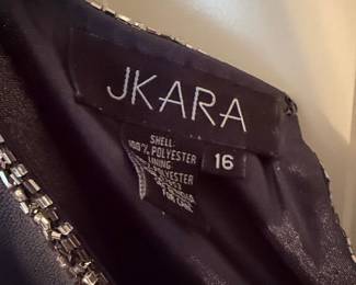 JKARA Embellished Beaded Sheath Dress