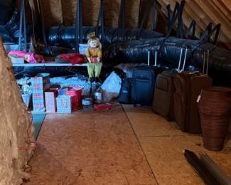 Assorted Storage Items and Decorative Objects