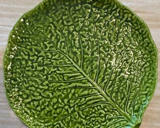 Bordallo Pinheiro Cabbage Leaf Plate