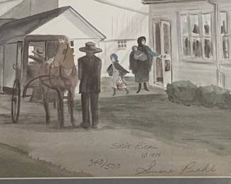 D43 - $20. Signed & Numbered Print #340/500. Susie Riehl 1989. 