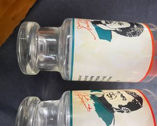 D106 - $60. Vintage Miami Dolphin Super Bowl Champions 1972 Glasses - set of 6. 