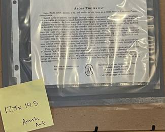 D43 - $20. Signed & Numbered Print #340/500. Susie Riehl 1989. 