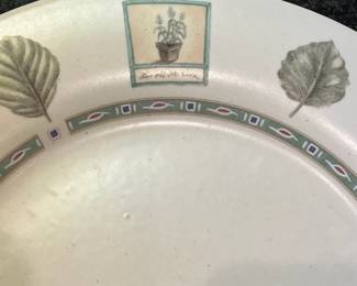 D54 - $350. Portfoloio by Pfaltzgraff Stoneware.  Naturewood. Large set - Service for 8 + Serving Pieces. 