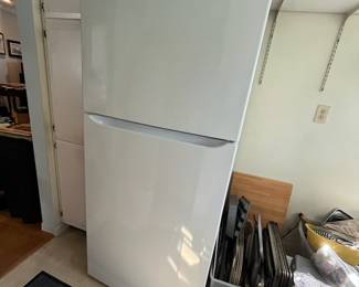 D145 - $250. LG Fridge / Freezer Model LTCS20020W / 00. January 2023 Model. Currently running & working great! Used as a 2nd fridge - right inside the door for easy moving! Please have a dolly and help to load!