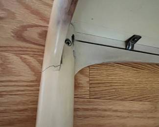 D4 - $250. Heywood Wakefield Coffee Table. Measures 36" x 19" x 16.5" tall. 