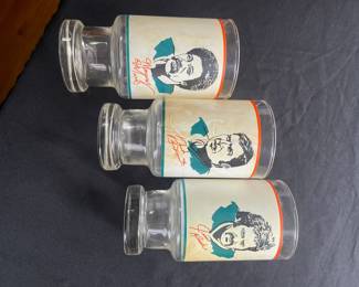 D106 - $60. Vintage Miami Dolphin Super Bowl Champions 1972 Glasses - set of 6. 