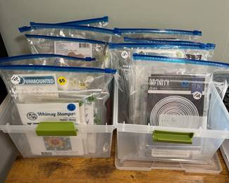 Individually priced stamps, die cuts etc. 