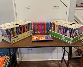 D77 - $100. Lot of 73 Disney VHS Tapes. 