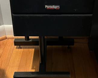 D103 - $225. PAIR of Paradigm Model 9se MkII Floor Speakers on Stands. 