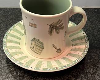 D54 - $350. Portfoloio by Pfaltzgraff Stoneware.  Naturewood. Large set - Service for 8 + Serving Pieces. 