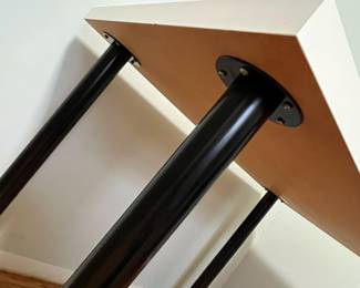 D29 - IKEA desk measures 29.5" x 23.75" x 29" tall. Sturdy but top has some damage. 