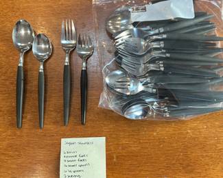 D156 - $40. Japan Stainless Flatware. 
