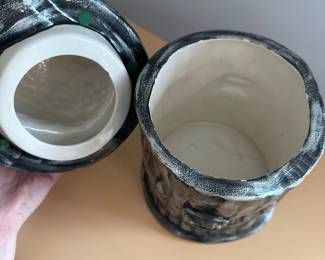 D163 - $50. Oscar the Grouch Ceramic Cookie Jar. Measures 11" tall. 