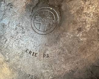 D21 - $200. Griswold #12. Small Logo Cast Iron Pan. 