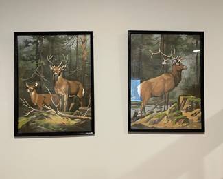 D78 - $20. Vintage Paint by Numbers. Measures 13" x 17" tall. 