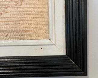 D56 - $30.  Longstitch Needle Point Wall Art. Walking Tiger. Measures 20" x 24". 