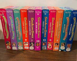 D77 - $100. Lot of 73 Disney VHS Tapes. 