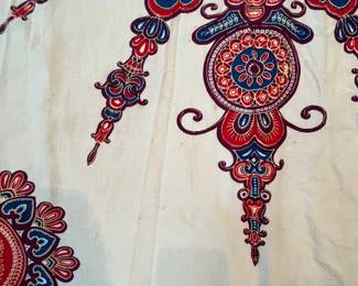 D186 - $40. 1970s Dashiki by Hatari Maxi Dress. Some minor staining. 