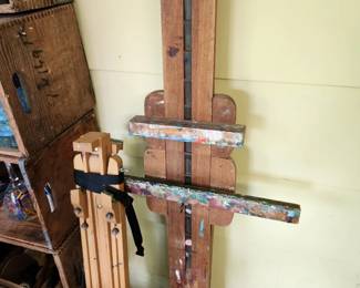 Easels. 