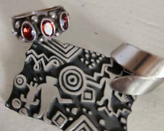 Silver Rings...And Pin.