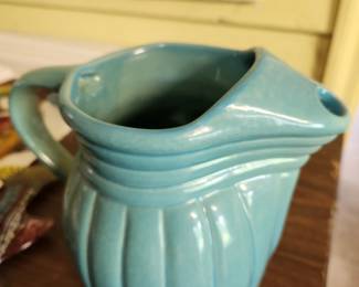 Vintage Robinson Ransbottom Pottery (RRP) Stoneware Pitcher. 