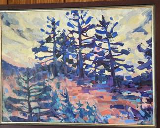 Signed Original oil by Lyons.