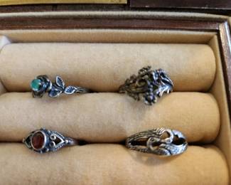Sterling Silver Rings and we have Gold Rings as well. 
