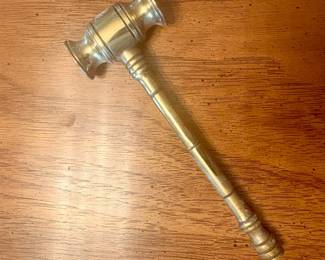 Brass gavel