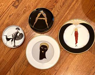 Erte plates (sold separately)