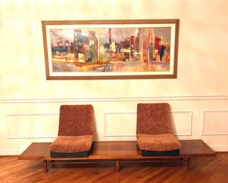 Milo Baughman for Thayer Coggin (1964) sofa bench