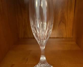 12 Baccarat champagne flutes