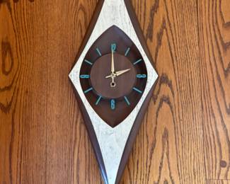 1960s Burwood retro wall clock