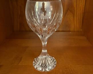 12 Baccarat water glasses