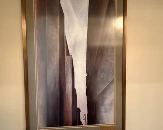 Framed Georgia O'Keefe print