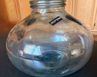 Large Italian glass jar