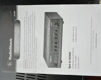 RadioShack MPA-40 Public Address Amplifier