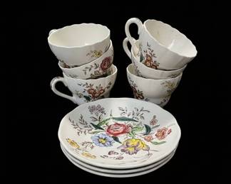 Spode Gainsborough Teacups and Saucers