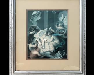 Framed Print: "Cupids. Allegory of Painting" by François Boucher