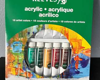Reeves Acrylic Paint Set - 18 Artist Colors