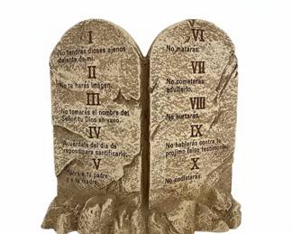 Decorative Ten Commandments Tablet Replica