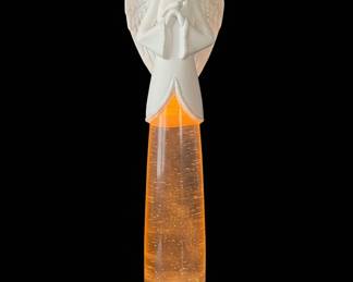 Angel Water Lamp with Glitter